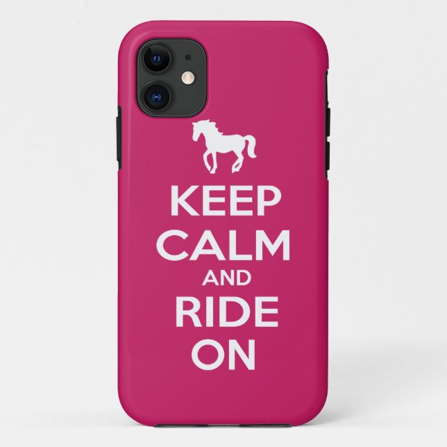 Coques Case-Mate iPhone Gardez le calme et montez dessus (Dos)