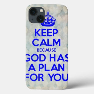 Coques Pour iPhone Gardez le calme parce que Dieu a un plan pour vous