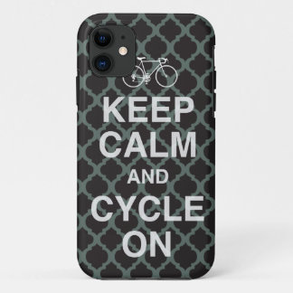 Etui iPhone Case-Mate Gardez le cas calme de l'iPhone 5 de bicyclette