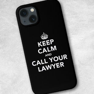 Etui iPhone Case-Mate Gardez votre calme et appelez votre avocat