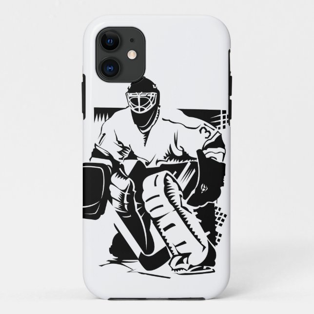 Coques Case-Mate iPhone Gardien de but d'hockey (Dos)