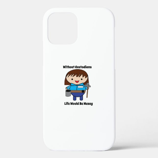 Coques Case-Mate iPhone Gardienne Janitor Funny Personnaliser (Verso)