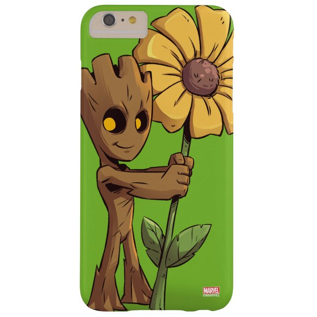Coques Case-Mate iPhone Gardiens de la Galaxie | Groot bébé et marguerite (Dos)
