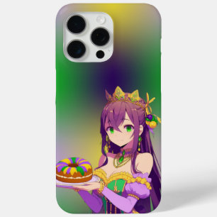 Coque iPhone 15 Pro Max Gâteau Anime Mardi Gras King