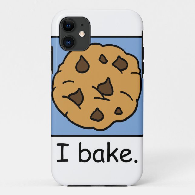 Coques Case-Mate iPhone Gâteau aux pépites de chocolat délicieux de (Dos)