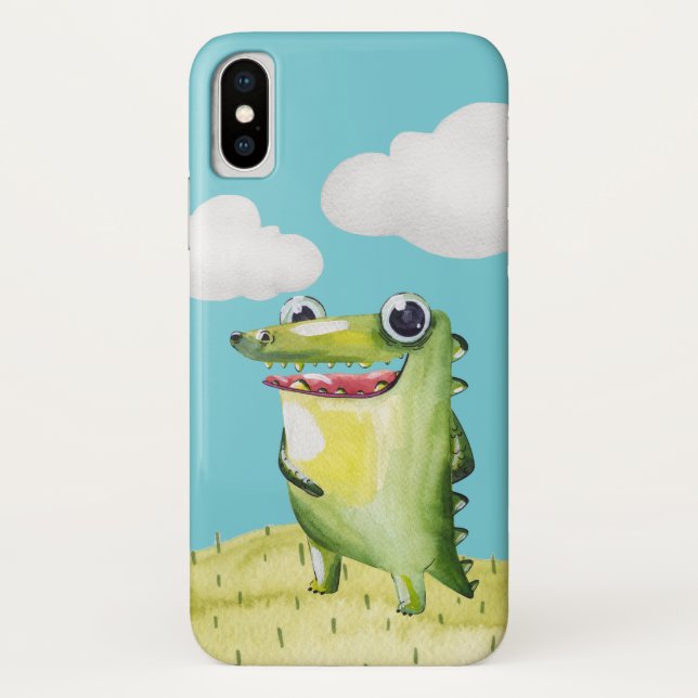 Coques Case-Mate iPhone Gator souriant drôle (Dos)