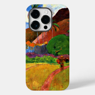 Coque Pour iPhone 14 Pro Gauguin - Montagnes tahitiennes,