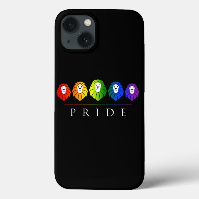 Coques Case-Mate iPhone gay pride des Lions - LGBT (Verso)