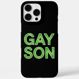 Coques iPhone 16 Pro Max Gay Son Funny LGBTQ Pride
