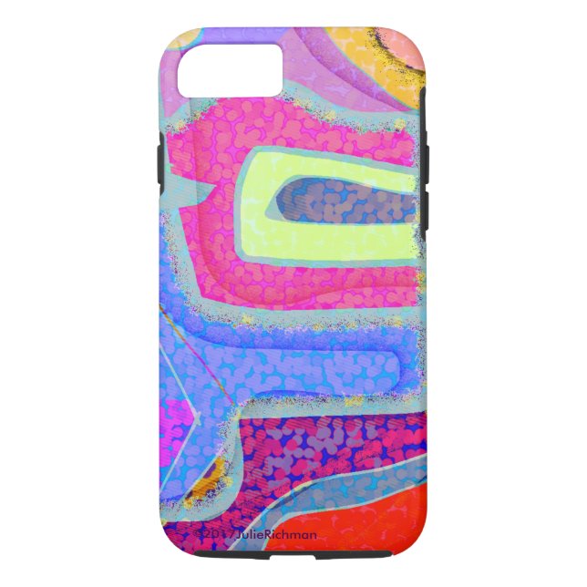 Coques Case-Mate iPhone Geai abstrait de variété (Dos)