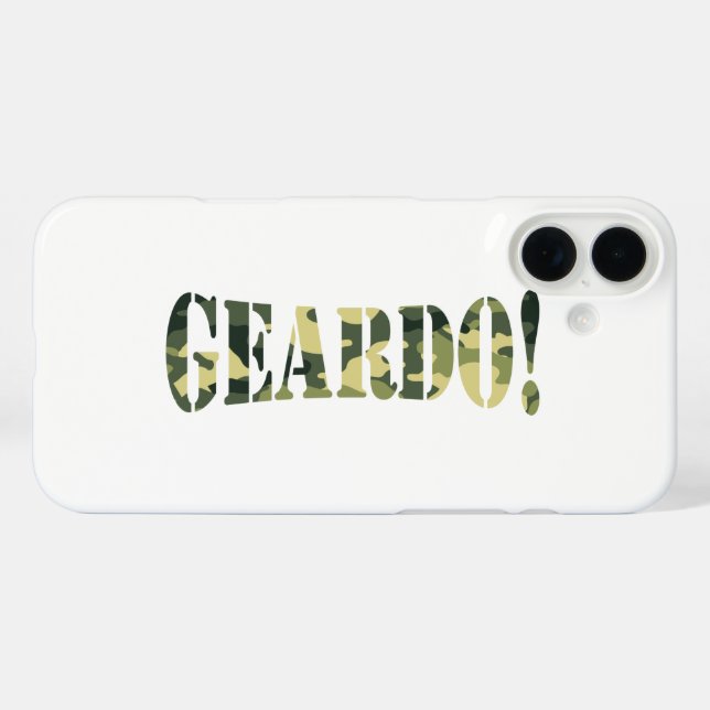 COQUES Case-Mate iPhone GEARDO ! CAMO / CAMOUFLAGE (Verso (horizontal))