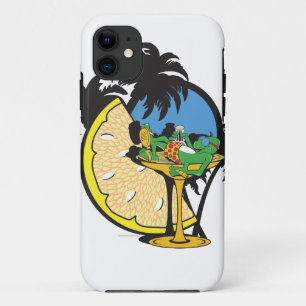 Coque iPhone 11 Gecko de vacances tropicales