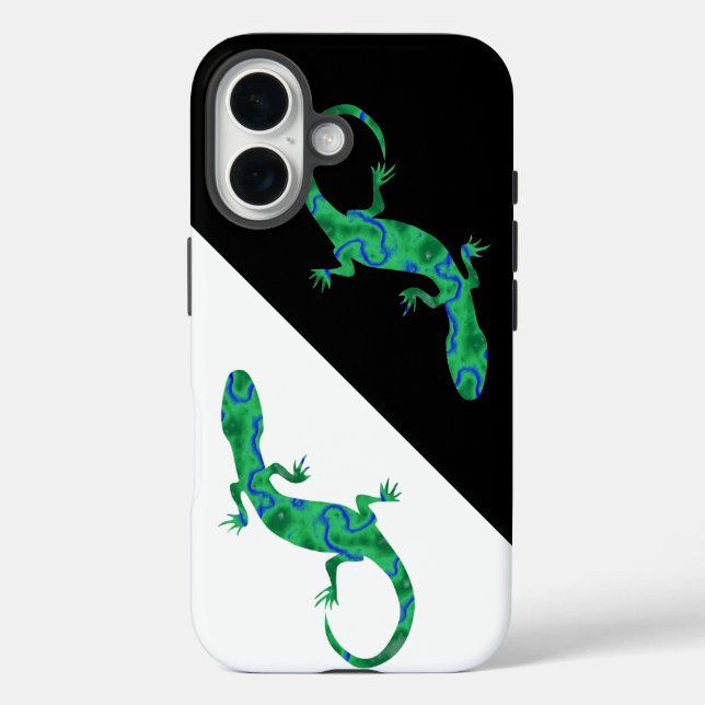 Coques Case-Mate iPhone Gecko vert (Verso)
