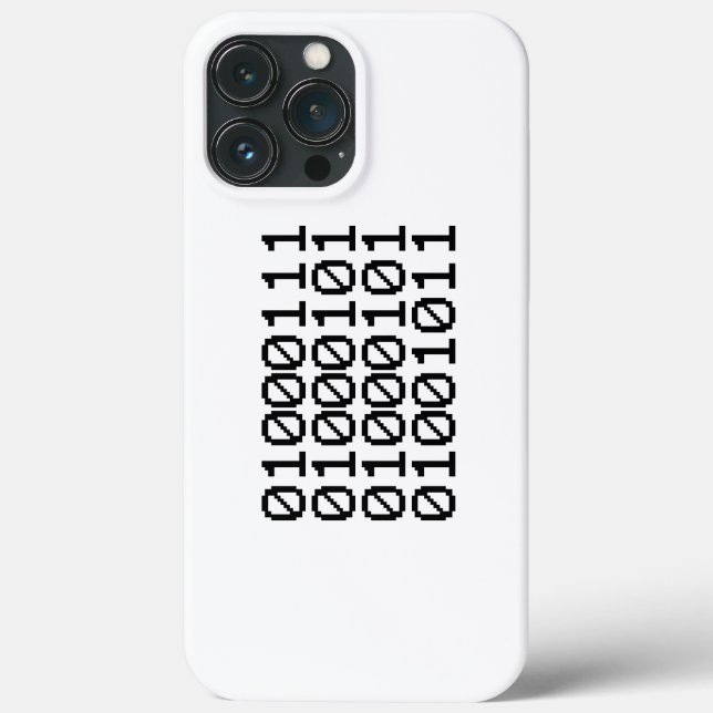 COQUES Case-Mate iPhone GEEK BINAIRE (Verso)