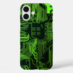 Coques iPhone 16 Plus Geek de la carte de circuit électronique Nerd PCB 