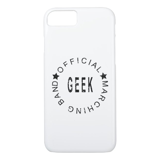 Coques Case-Mate iPhone Geek officiel de la bande Marching (Dos)