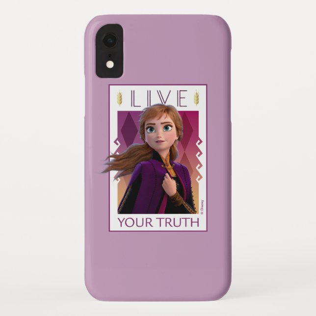 Coques Case-Mate iPhone Gelé 2| Anna - Vivez votre vérité (Dos)