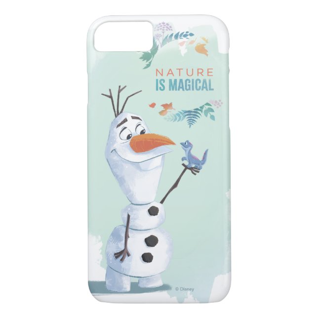 Coques Case-Mate iPhone Gelée 2 : Olaf| La Nature Est Magique (Dos)