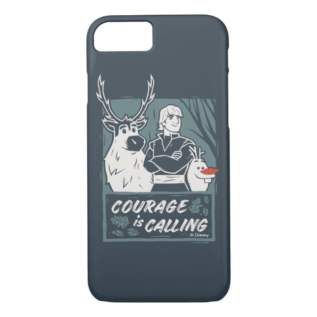 Coques Case-Mate iPhone Gelée 2 : Sven, Kristoff et Olaf| Courage (Dos)