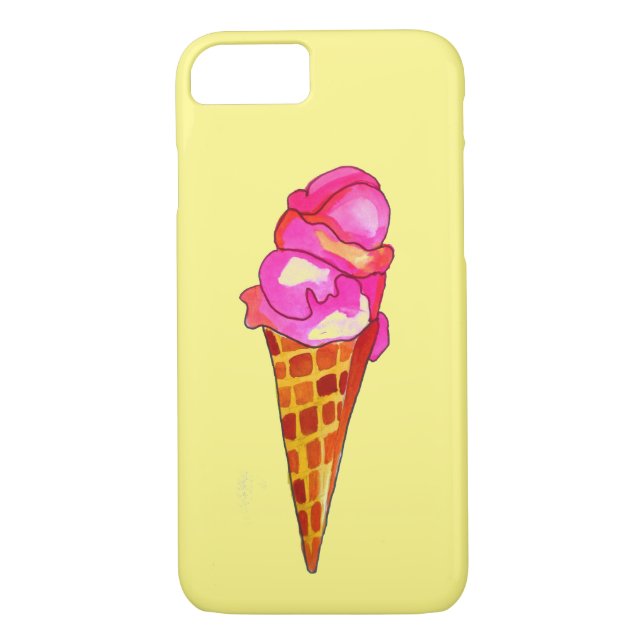 Coques Case-Mate iPhone gelée de crème glacée art alimentaire mignon (Dos)
