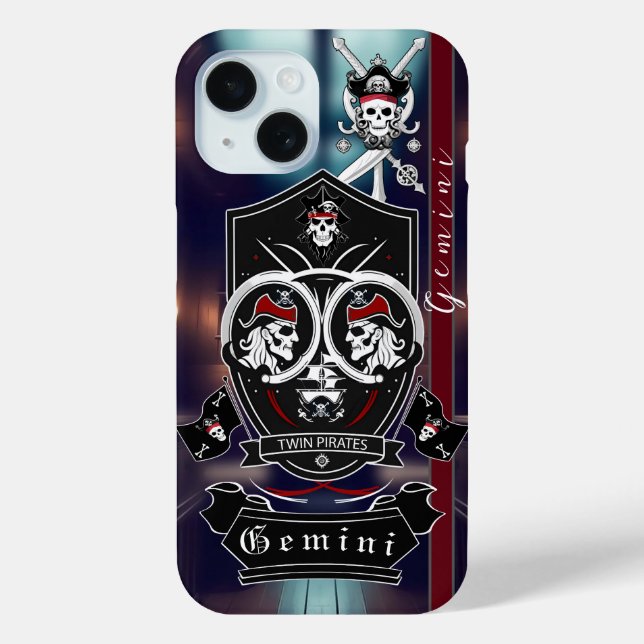 Coques Case-Mate iPhone Gemini, zodiaque, Naissance, design, Classique, Pi (Verso)