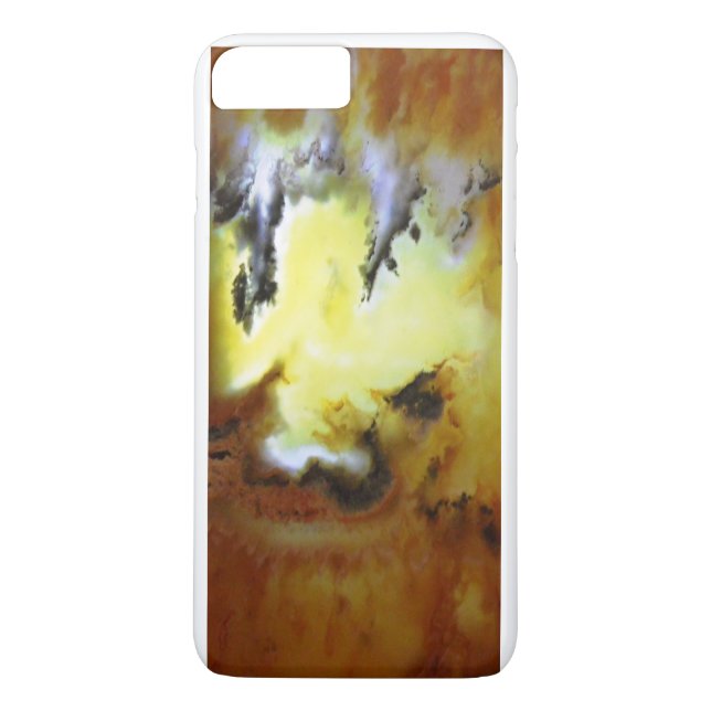 Coques Case-Mate iPhone Gemstone naturel Mossy Agate Rockhound Photo (Dos)