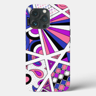 Case-Mate iPhone Case Genderfluide Fierté Zen Doodle Abstrait Moderne