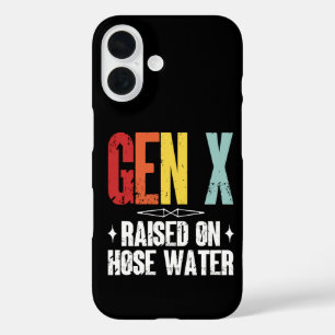Coque Pour iPhone 16 Génération X élevée à l'eau de tuyau, Génération X