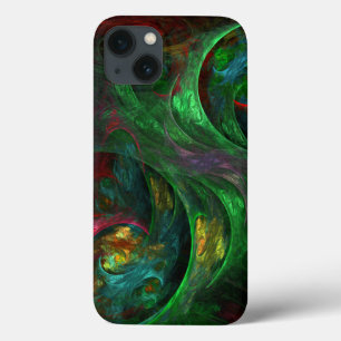 Case-Mate iPhone Case Genesis Green Art Abstrait