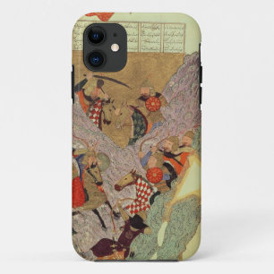 Coque iPhone 11 Genghis Khan (c.1162-1227) combattant les Chinois