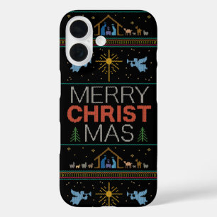 Coques iPhone 16 Génial Joyeux Sweater Elegant - Religieux