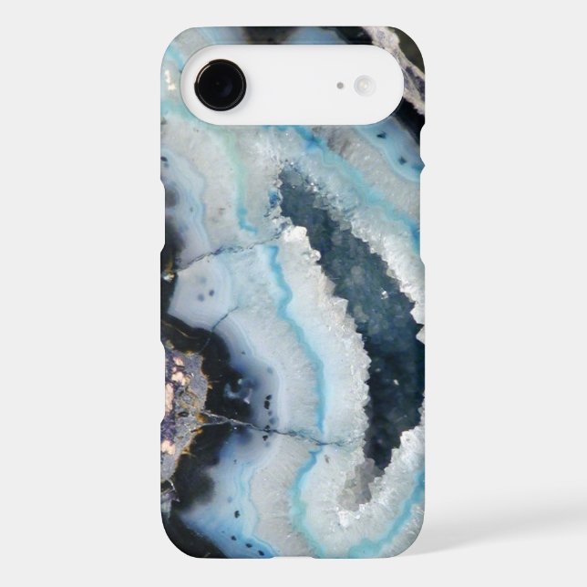 Coques Case-Mate iPhone geode bleu (Verso)