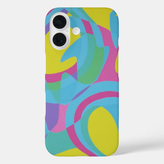 Coques Case-Mate iPhone Geometric Blue and Green Phone Case                (Verso)
