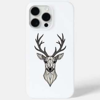 Coque iPhone 15 Pro Max Geometric Deer Design iPhone Case