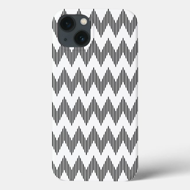 Coques Case-Mate iPhone Geometric zigzag pattern (Verso)