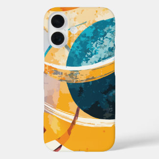 Coque Pour iPhone 16 Géométrie Abstraite moderne