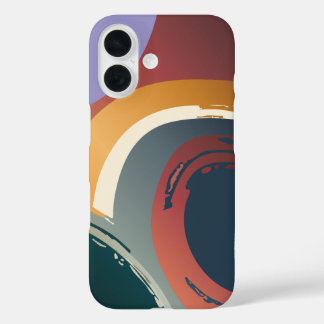 Coque Pour iPhone 16 Géométrie Abstraite moderne