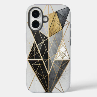 Coque Pour iPhone 16 Géométrie de minuit