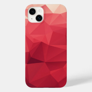 Coque Pour iPhone 14 Plus Géométrique abstrait de rouge