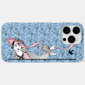 Coques iPhone 16 Pro Max Georges Barbier 1920 Fashion Lady and Bird
