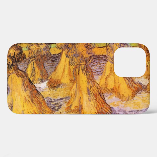 Coques Case-Mate iPhone Géraniums de blé par Vincent van Gogh (Verso (horizontal))