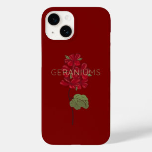 Coque Pour iPhone 14 Geraniums Flower