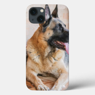 Case-Mate iPhone Case German Sheperd Resting By Water Basin