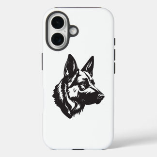 Coque Pour iPhone 16 German Shepherd Face iPhone Case