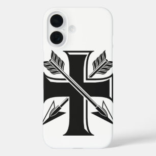 Coque Pour iPhone 16 GEUEE Série Chevalier Vintage