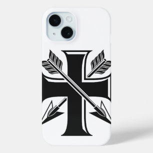 Coque Pour iPhone 15 GEUEE Série Chevalier Vintage
