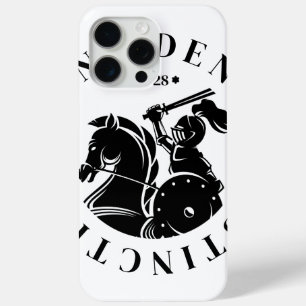 Coque iPhone 15 Pro Max GEUEE Série Chevalier Vintage