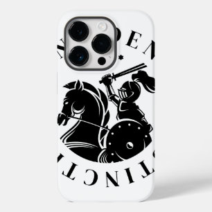 Coque Pour iPhone 14 Pro GEUEE Série Chevalier Vintage