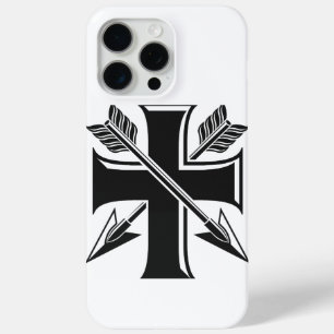 Coque iPhone 15 Pro Max GEUEE Série Chevalier Vintage