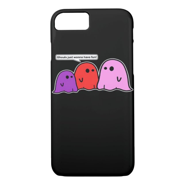 Coques Case-Mate iPhone Ghouls Veut Juste Avoir Un Slogan Classique Amusan (Dos)